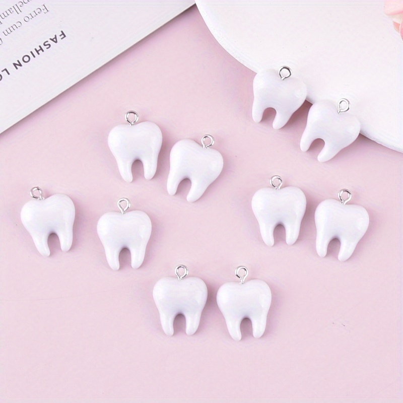 Resin Art Earrings - 10 adet eğlenceli diş reçine takılar