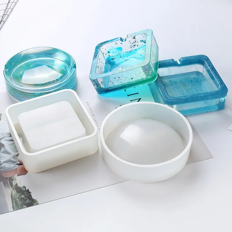 Resin Art Heart - Silikon Kalıp Küllük Reçine Kalıp Kalp