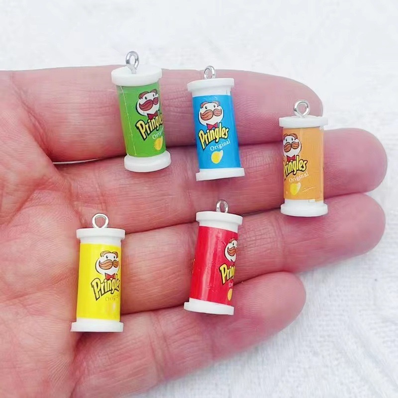 Resin Art Earrings - 10 adet Simülasyon 3D Kova Patates