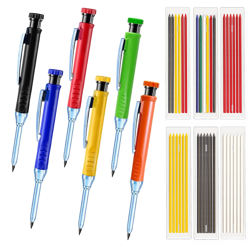 Staedtler Pencil Lumocolor - 6 Renk Ağaç İşleme Otomatik Kalemler