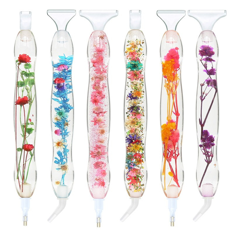 Resin Art Design - 1 takım Çiçek Tasarımlı Reçine 5D