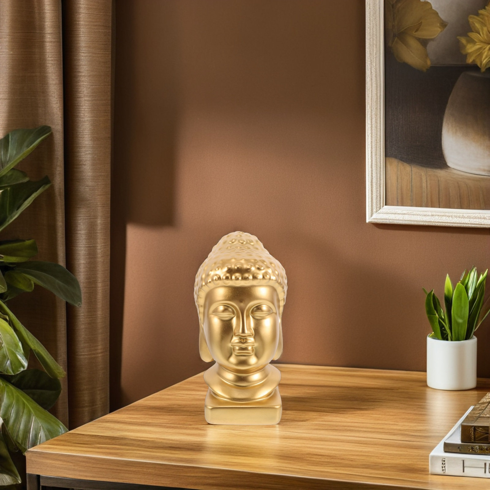 Reçine Buda Başı Sanat Heykeli - Resin Art Decor incelemesi ve fiyatı