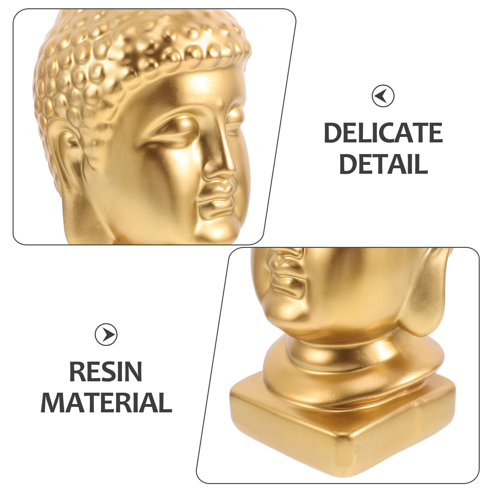 Reçine Buda Başı Sanat Heykeli - Resin Art Decor incelemesi ve fiyatı