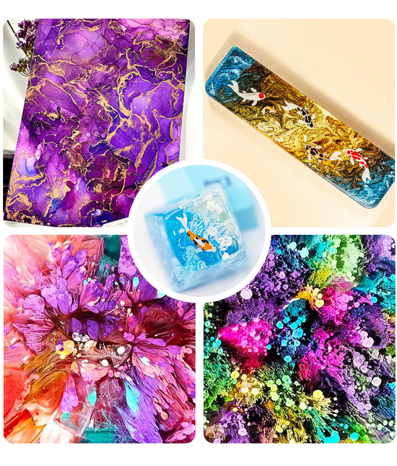 10 ml Alkol Mürekkep Sanat Epo - Resin Pigment Alcohol Ink incelemesi ve fiyatı
