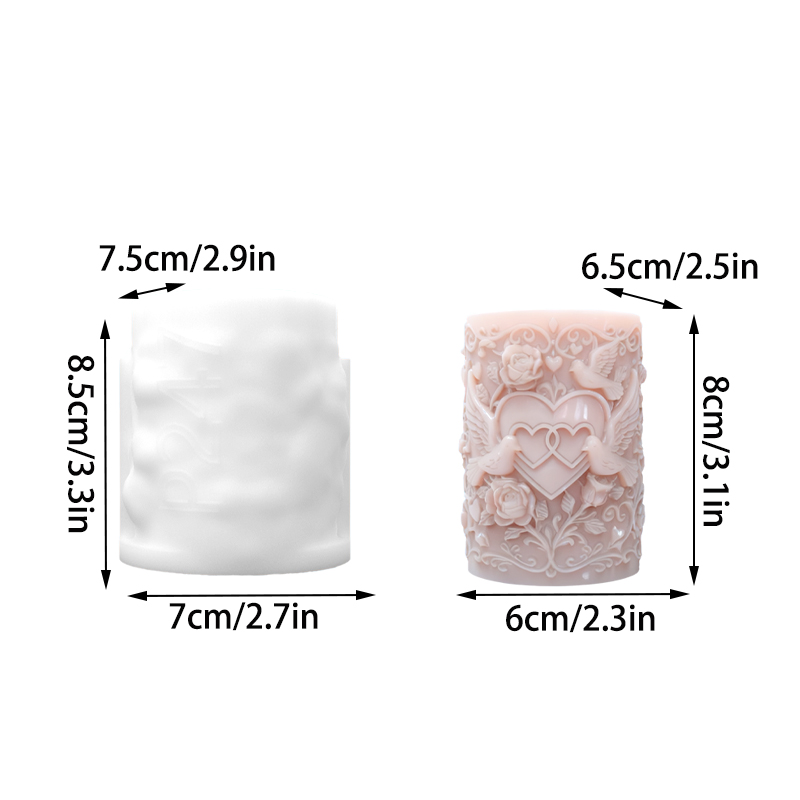 Çift Kalpli Bağlantılı Beyaz G - Resin Art Design incelemesi ve fiyatı