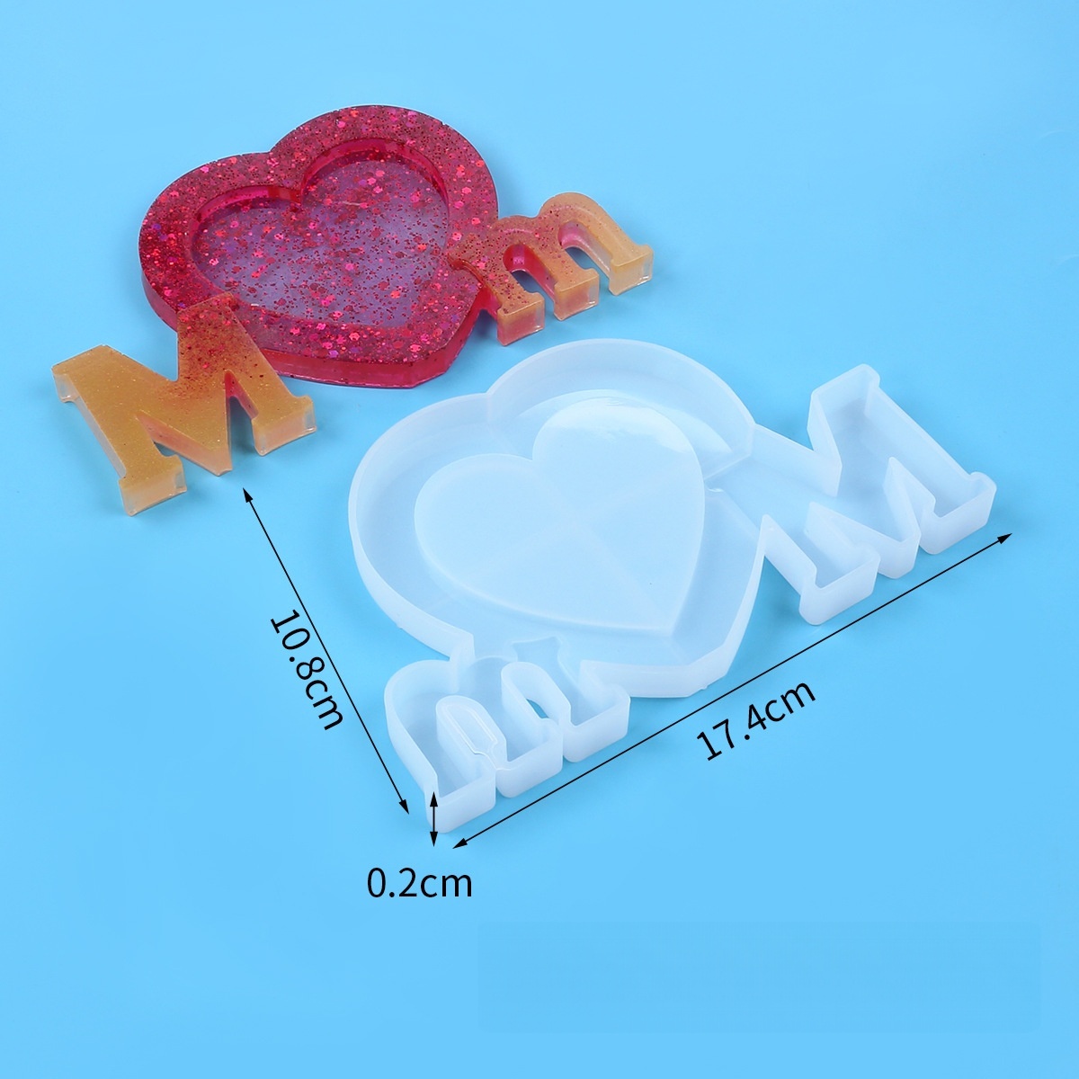 Harf Mm Epoksi Reçine Silikon  - Resin Art Heart incelemesi ve fiyatı