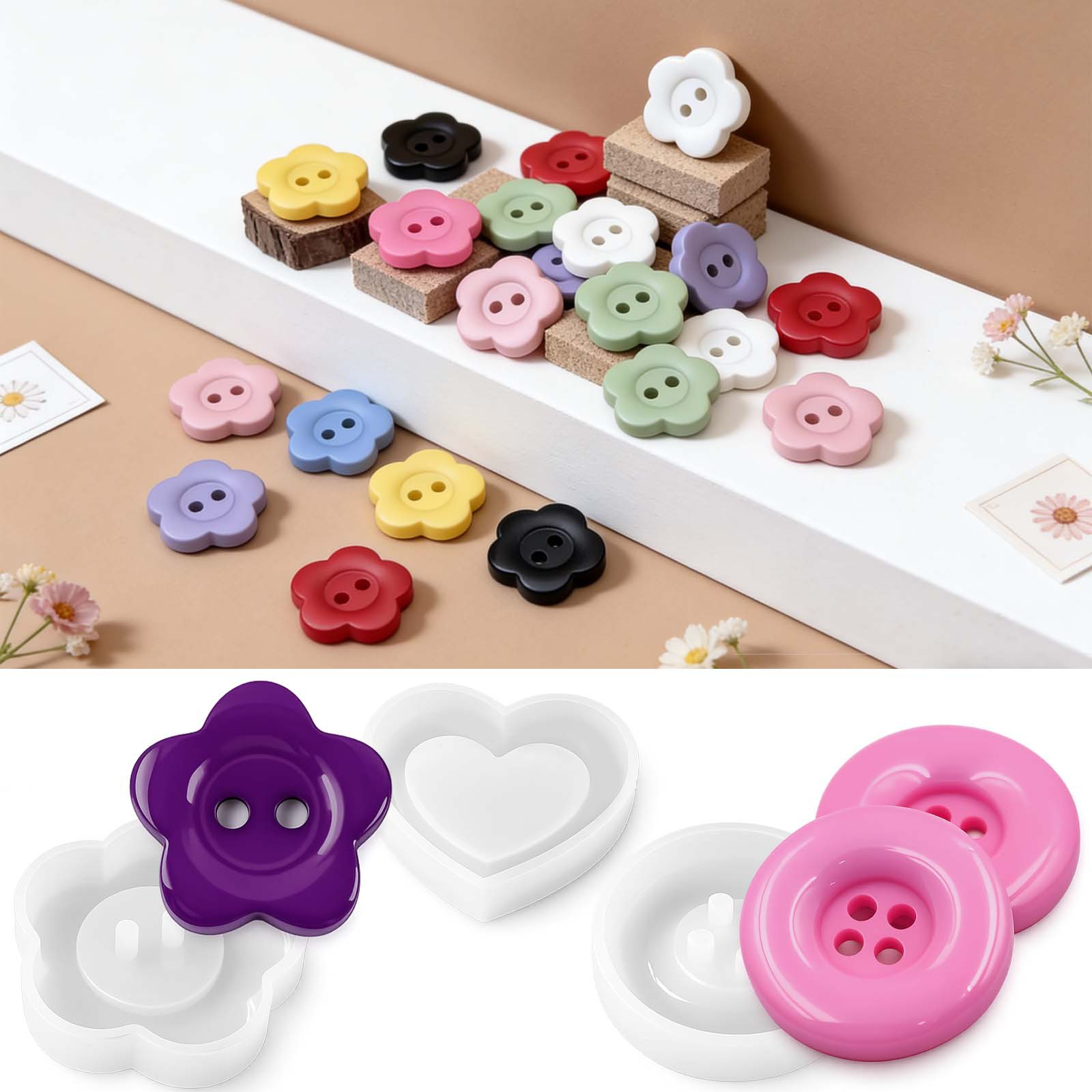 DIY Reçine Silikon Kalıp Yuvar - Resin Art Heart incelemesi ve fiyatı