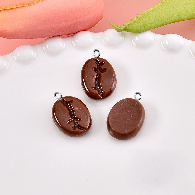 10 adet Kahve Çekirdekleri Reç - Resin Art Earrings incelemesi ve fiyatı