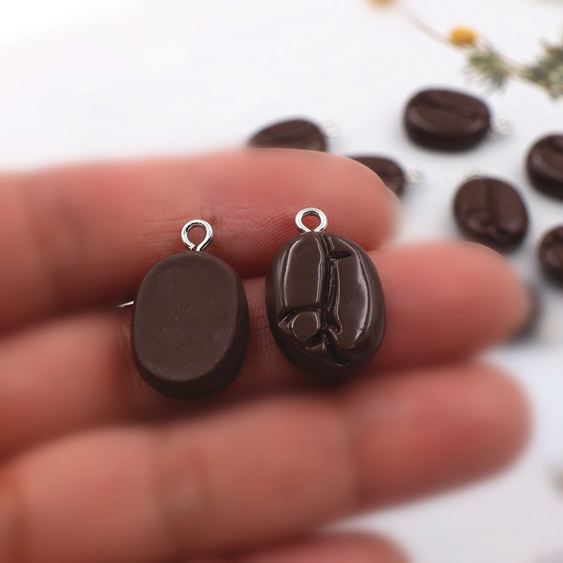 10 adet Kahve Çekirdekleri Reç - Resin Art Earrings incelemesi ve fiyatı