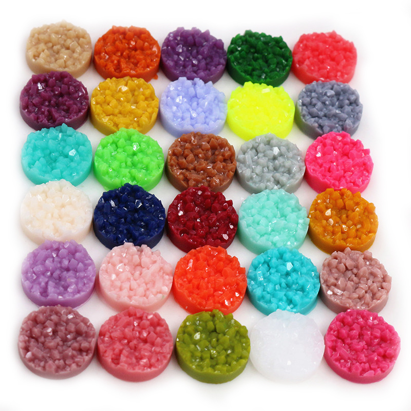 40 adet Reçine Druzy Cabochons - Resin Art Earrings incelemesi ve fiyatı