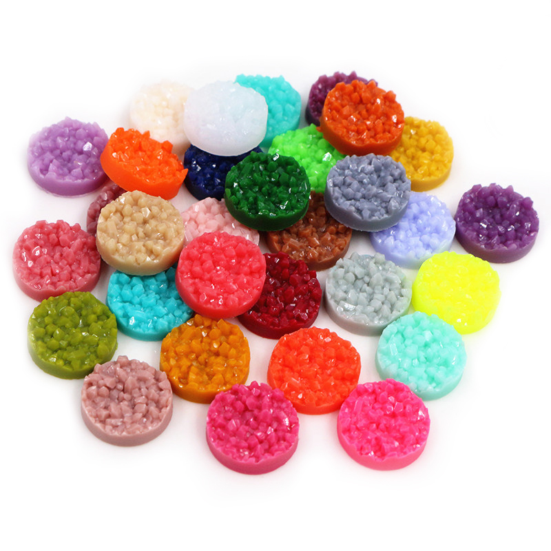 40 adet Reçine Druzy Cabochons - Resin Art Earrings incelemesi ve fiyatı