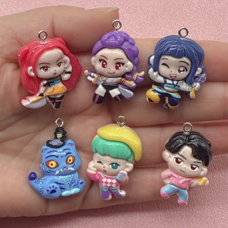 10 adet reçine karikatür kolye - Resin Art Handmade incelemesi ve fiyatı