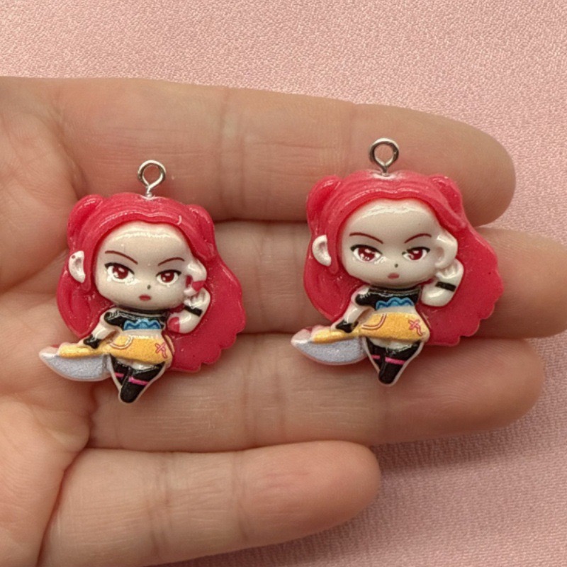 10 adet reçine karikatür kolye - Resin Art Handmade incelemesi ve fiyatı