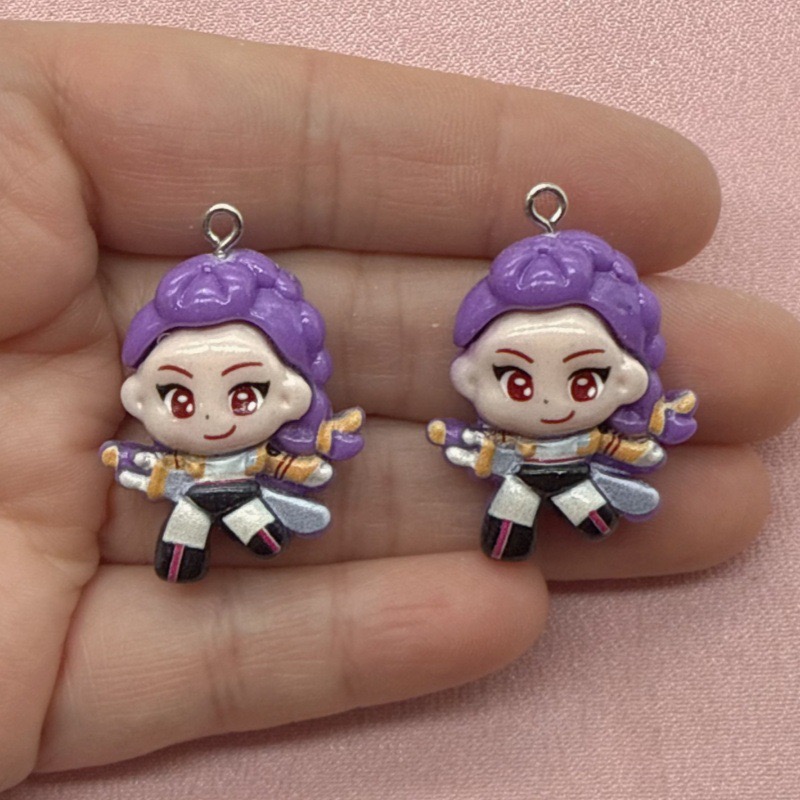 10 adet reçine karikatür kolye - Resin Art Handmade incelemesi ve fiyatı