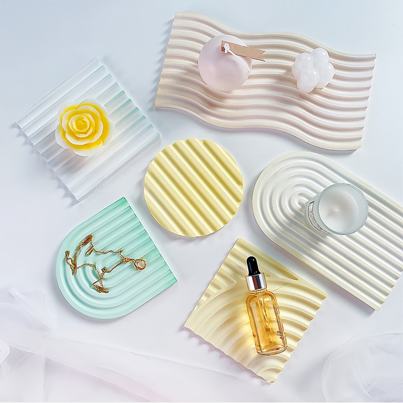 DIY Çizgili Dalga Tepsi Kalıp  - Resin Art Liquid incelemesi ve fiyatı