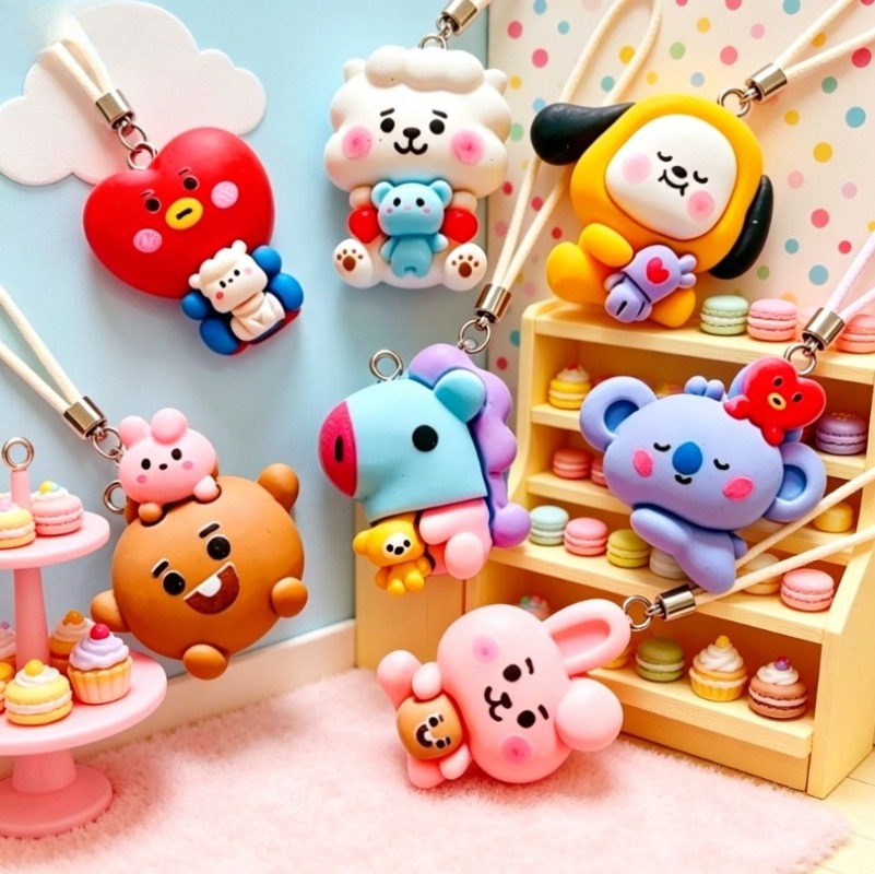 7 adet BT21 Reçine Karikatür F - Resin Art Handmade incelemesi ve fiyatı