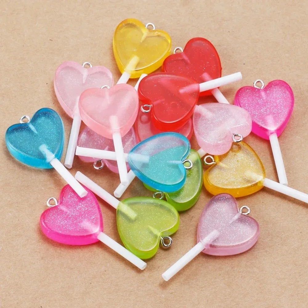 10 Adet Kawaii Işıltılı Kalp Ş - Resin Art Handmade incelemesi ve fiyatı