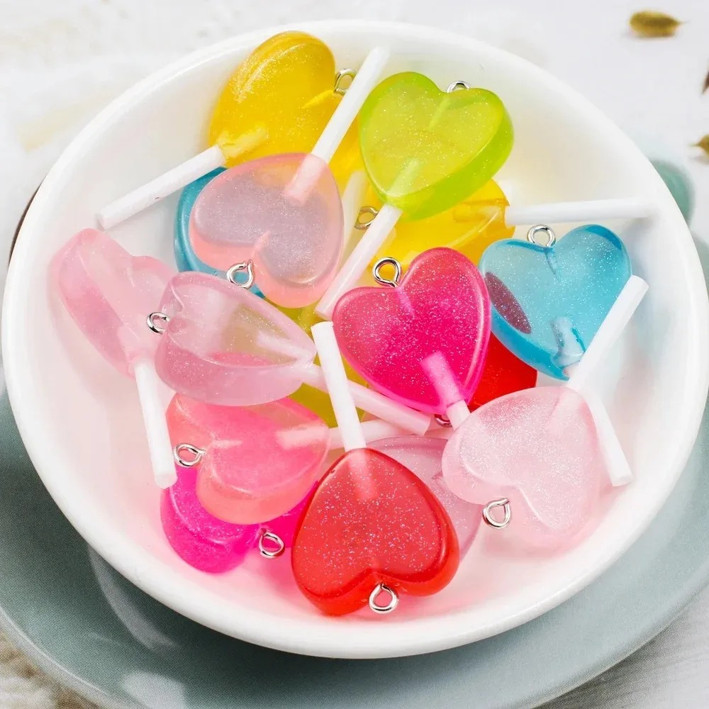 10 Adet Kawaii Işıltılı Kalp Ş - Resin Art Handmade incelemesi ve fiyatı