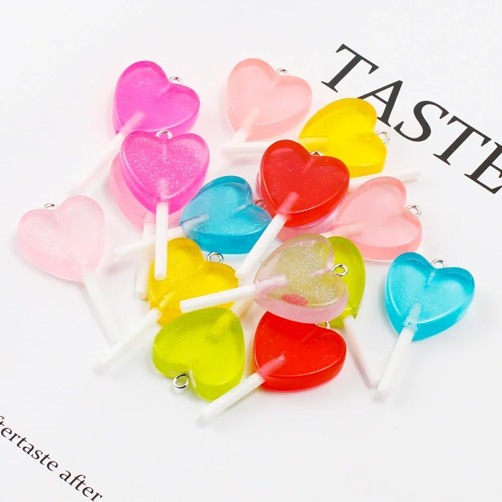 10 Adet Kawaii Işıltılı Kalp Ş - Resin Art Handmade incelemesi ve fiyatı