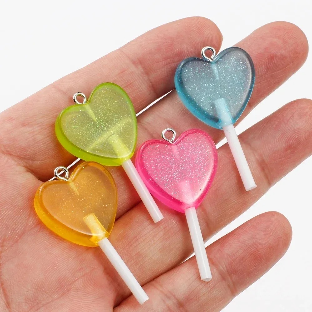 10 Adet Kawaii Işıltılı Kalp Ş - Resin Art Handmade incelemesi ve fiyatı