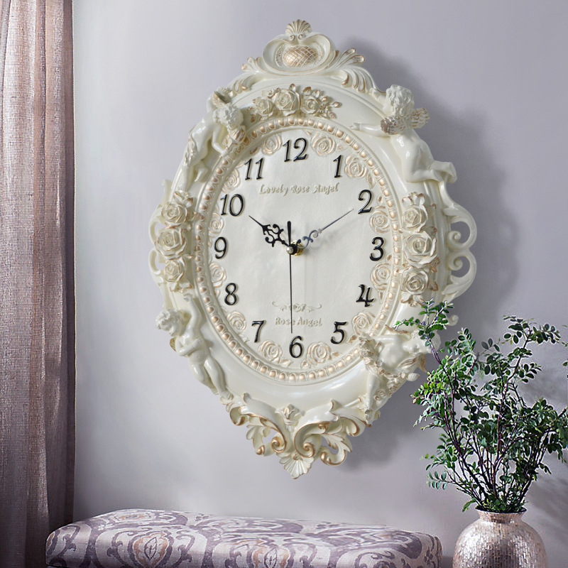 Avrupa Melek Duvar Saati Oturm - Resin Art Wall Clock incelemesi ve fiyatı