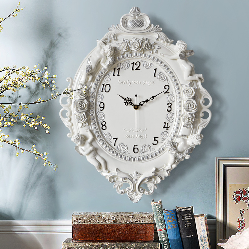 Avrupa Melek Duvar Saati Oturm - Resin Art Wall Clock incelemesi ve fiyatı