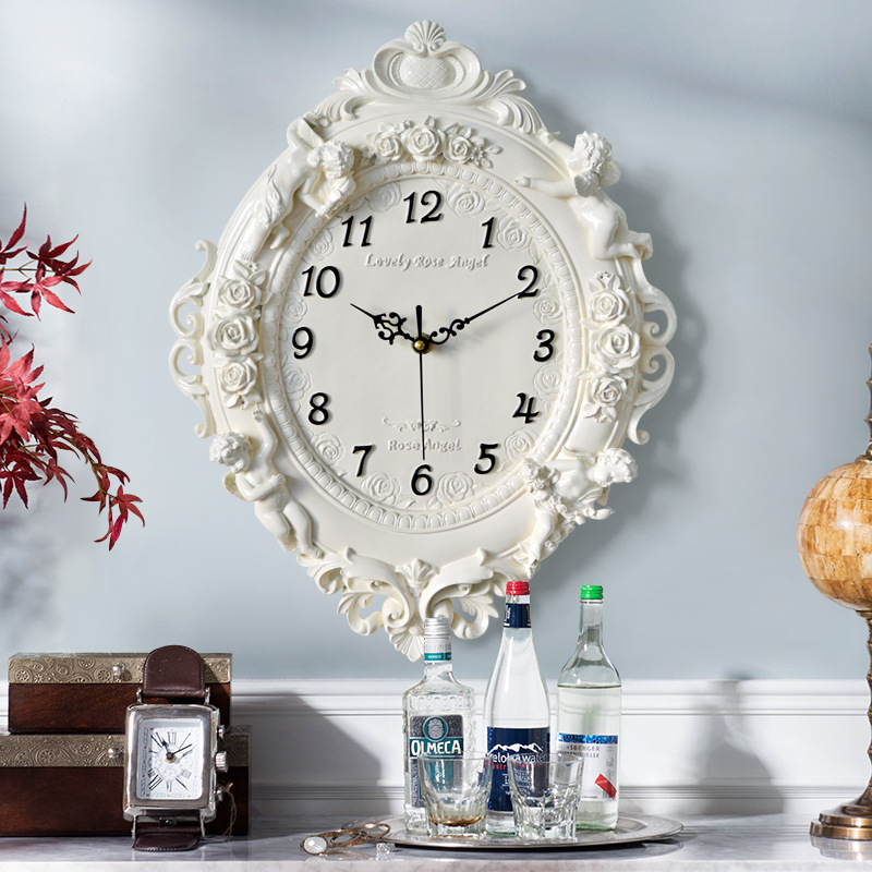 Avrupa Melek Duvar Saati Oturm - Resin Art Wall Clock incelemesi ve fiyatı