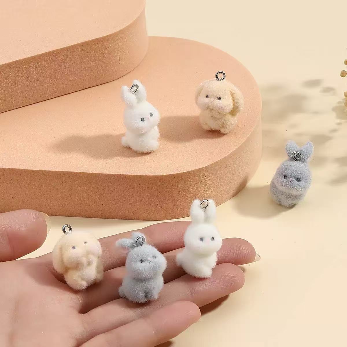 10 adet floklu küçük tavşan re - Resin Art Earrings incelemesi ve fiyatı