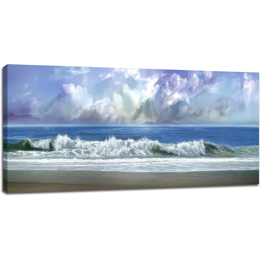 Mavi Okyanus elmas nakış Duvar - Resin Art Beach Theme incelemesi ve fiyatı